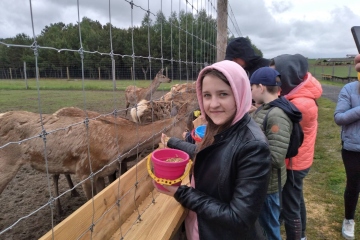 Діти відвідали ферму благородного оленя