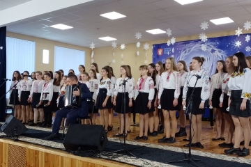 Хор ліцею серед учасників Музичного фестивалю-конкурсу «Симфонія Різдва»