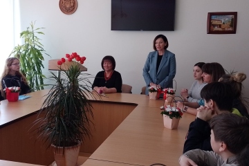 Зустріч дирекції ліцею з новоприбулими учнями й їхніми батьками