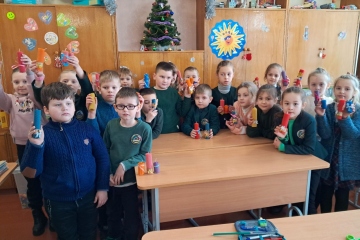 Майстер-клас з виготовлення свічки для учнів 2-В