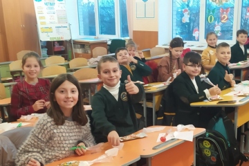 Майстер-клас з розпису медово-імбирного печива у 4-Б класі