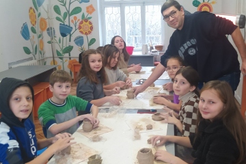 Майстер-клас з гончарства для учнів 4-Б класу