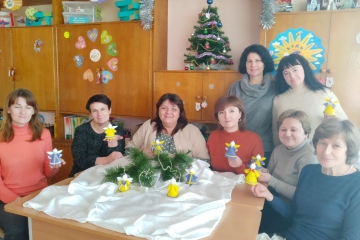 Майстер-клас з вчителями ліцею "Подарунок для захисника"