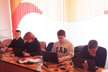 Вітаємо з перемогою на Всеукраїнському турнірі юних інформатиків