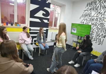 Профорієнтаційний воркшоп у Молодіжному центрі Волині для ліцеїстів 11-А класу