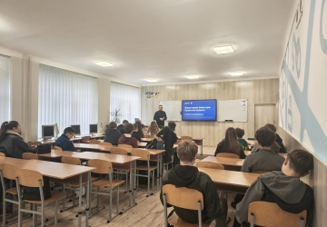 Перші кроки інвестора: у ліцеї відбулася зустріч із науковцем ЛНТУ для дев'ятикласників