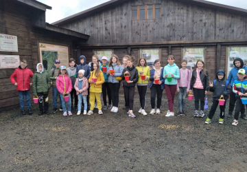Діти відвідали ферму благородного оленя