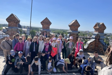 Третьокласники в Луцькому замку