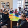 Практичне заняття з інформатики у Волинській обласній бібліотеці для юнацтва
