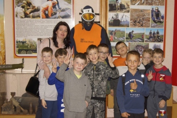 Екскурсія 1-А класу до пожежно-рятувальної частини