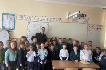 Зустріч з працівницею патрульної поліції